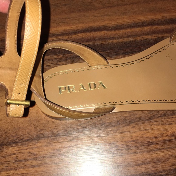 Prada Strappy Ankle Sandals - LIKE NEW 🌼 - Picture 5 of 8